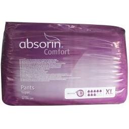 Absorin Comfort pants super XL tot 165 cm 12st