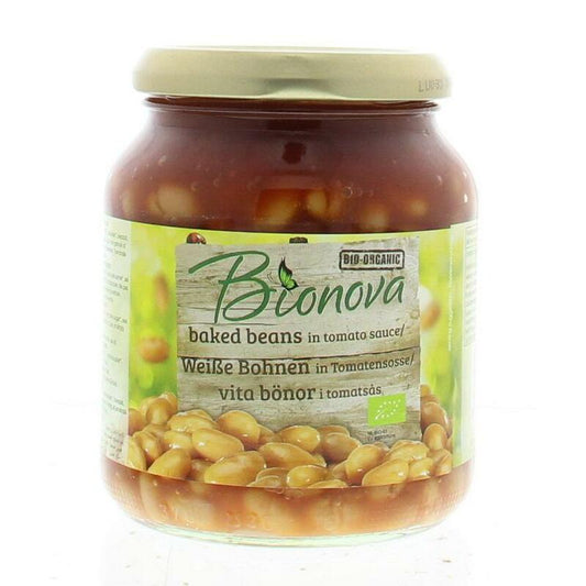 Bionova Witten bonen in tomatensaus bio 340g