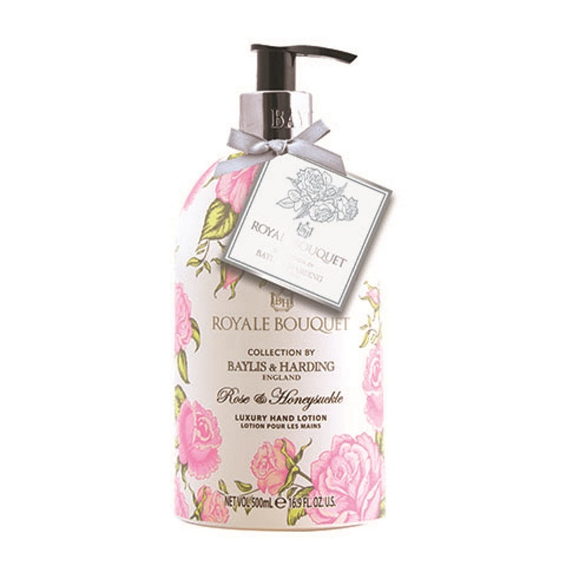 Baylis & Harding Royale bouquet handlotion rose & honeysuckle 500ml