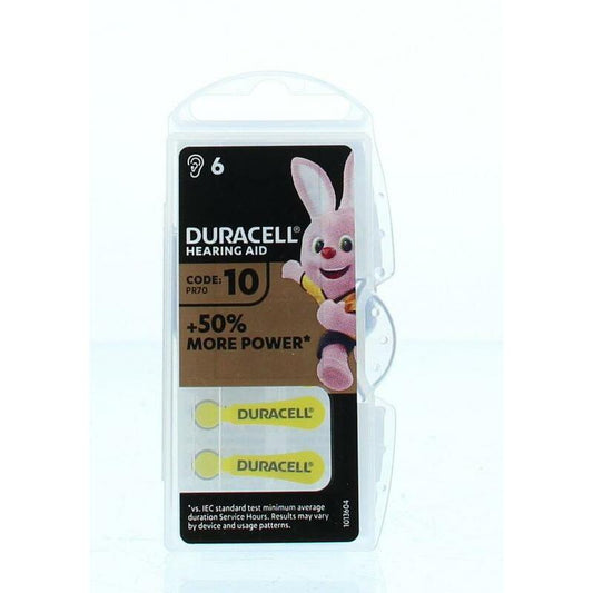 Duracell Hearing aid nummer 10 6st