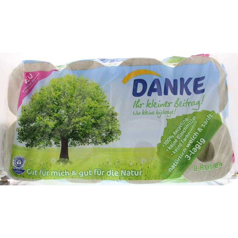Danke Tissue toiletpapier 3-laags 8rol