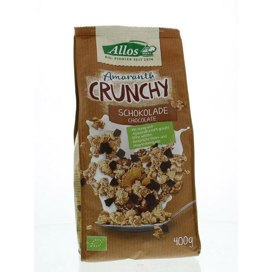 Allos Crunchy amarant chocolade bio 400g