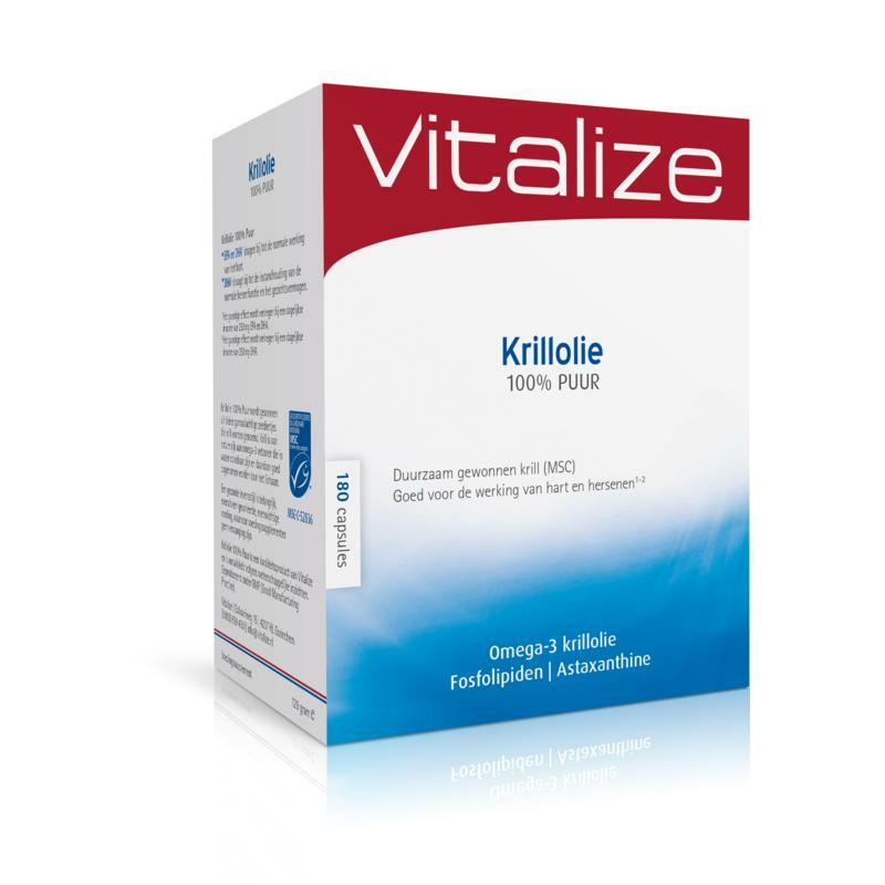 Vitalize Krillolie 100% puur (MSC) 180ca