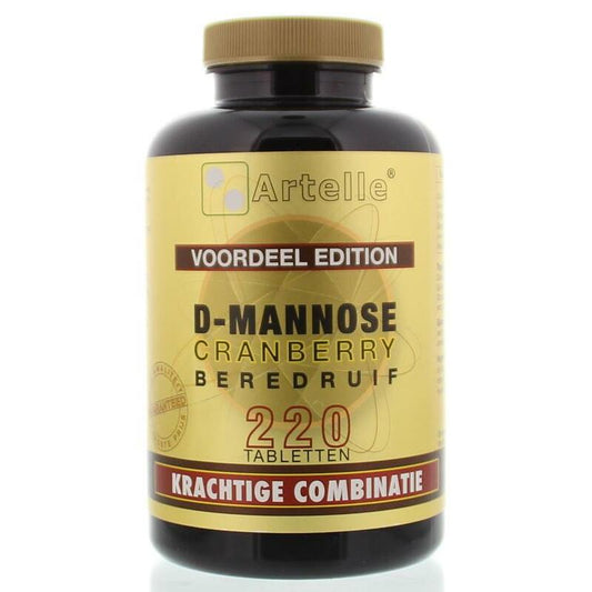 Artelle D-Mannose cranberry berendruif 220tb