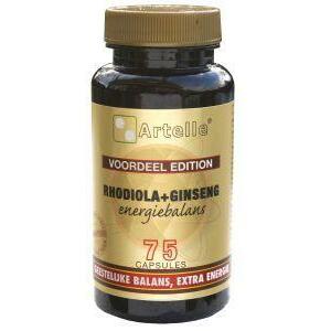 Artelle Rhodiola ginseng energiebalans 75ca