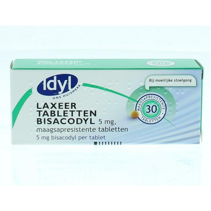 Idyl Bisacodyl laxeertabletten 5mg 30st