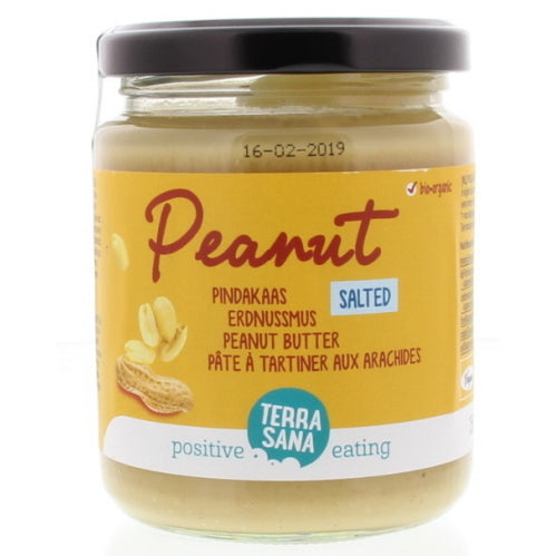 Terrasana Pindakaas fijn met himalayazout bio 250g