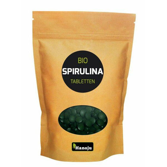 Hanoju Spirulina 400 mg paper bag bio 2500st
