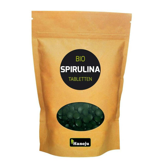 Hanoju Spirulina 400 mg paper bag bio 1250st