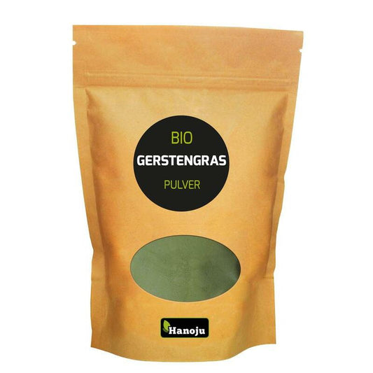 Hanoju Gemalen gerstegras paper bag bio 500g