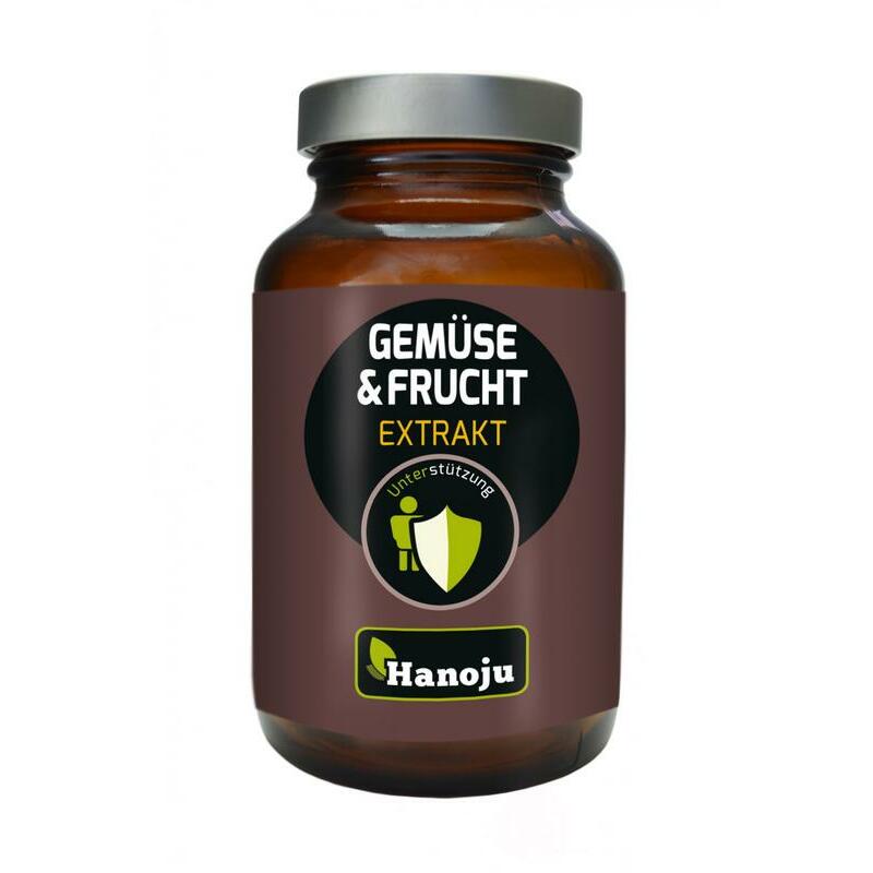 Hanoju Groente en fruit extract 500 mg 90vc