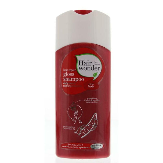 Hairwonder Hair repair gloss shampoo red hair 200ml
