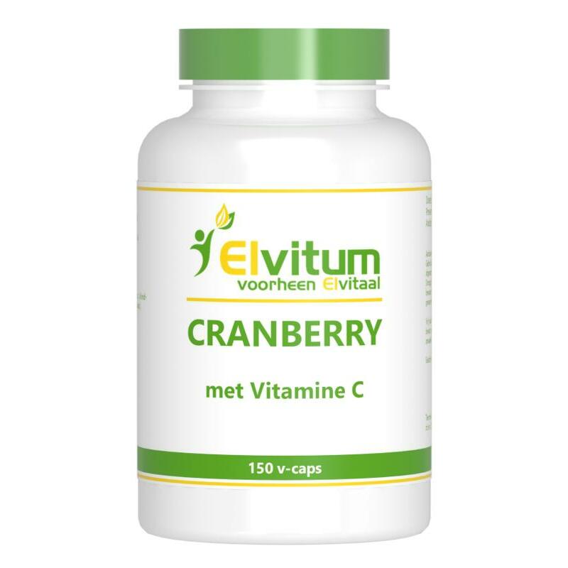 Elvitaal/elvitum Cranberry + 60 mg vitamine c 150vc