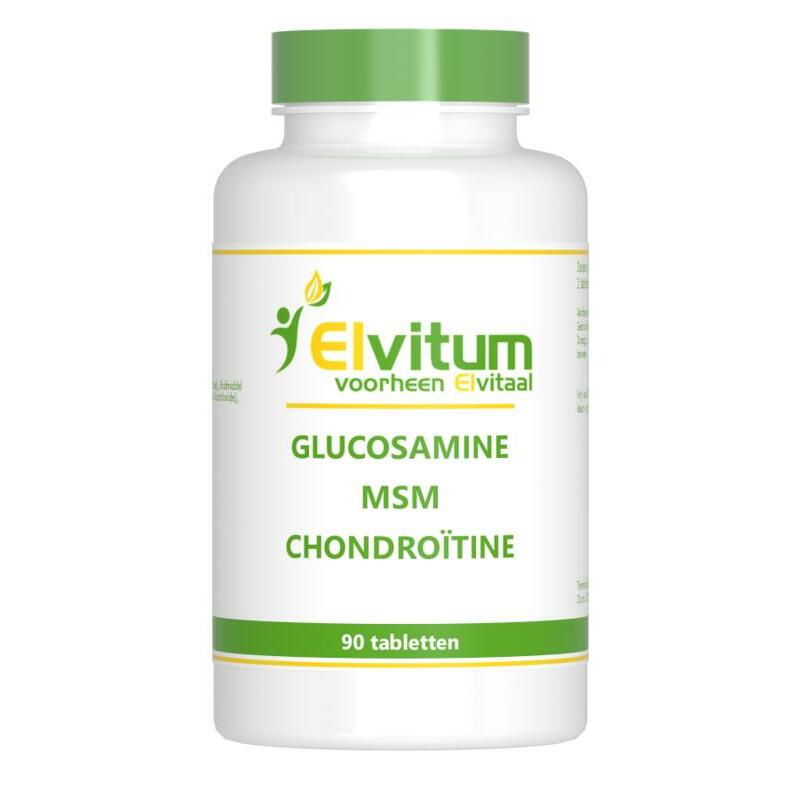 Elvitaal/elvitum Glucosamine MSM chondroitine 90st