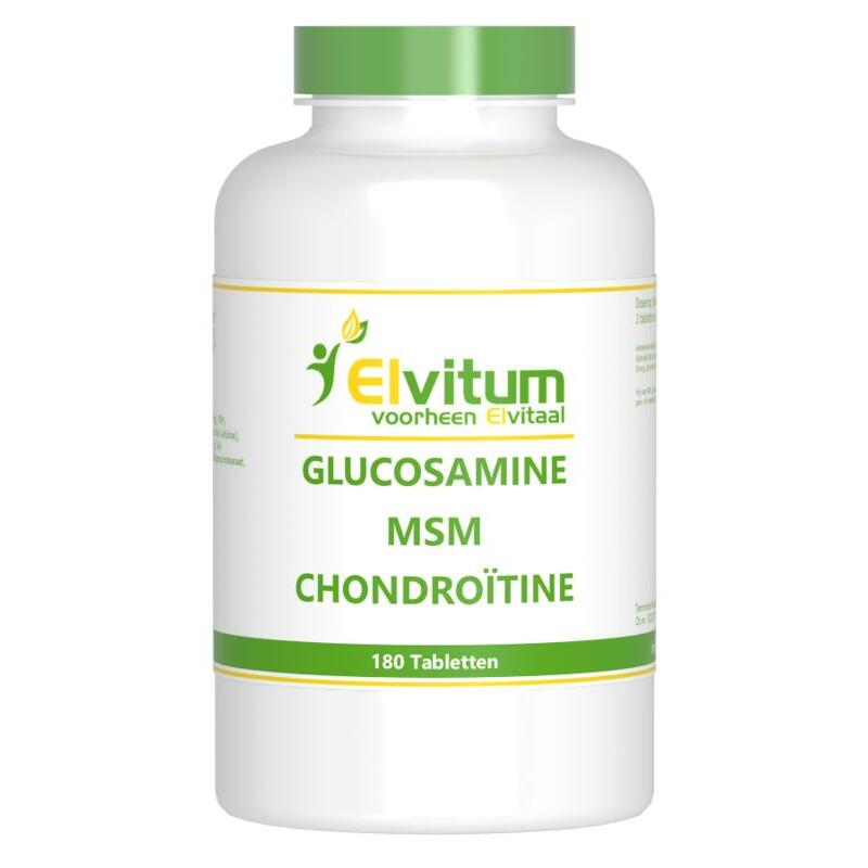 Elvitaal/elvitum Glucosamine MSM chondroitine 180st