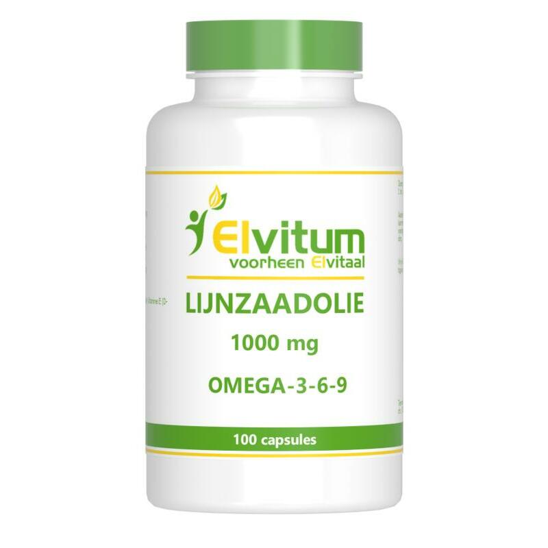 Elvitaal/elvitum Lijnzaadolie omega 369 100ca