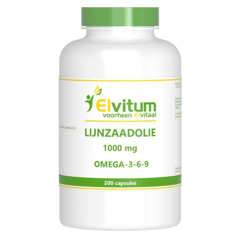 Elvitaal/elvitum Lijnzaadolie omega 369 200ca