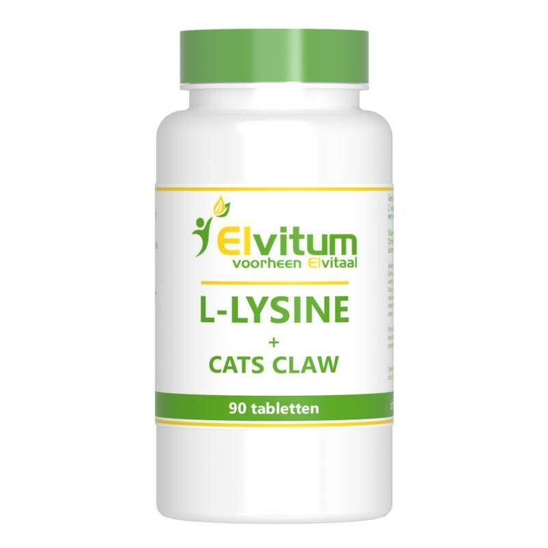 Elvitaal/elvitum L-Lysine cats claw 90st