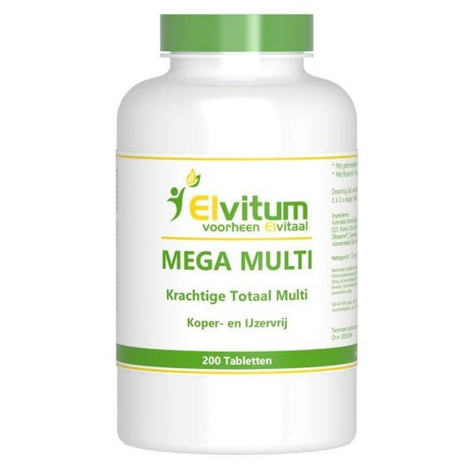 Elvitaal/elvitum Mega multi 200st