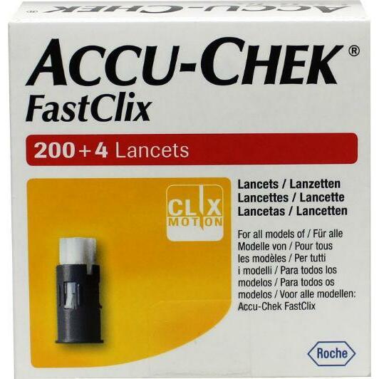 Accu Chek Fastclix lancet 204st