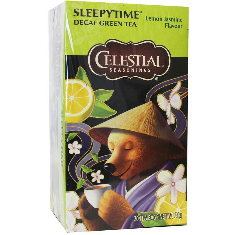 Celestial Season Sleepytime decaf green tea lemon jasmine 20st