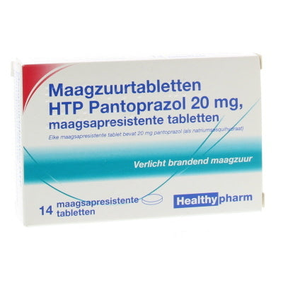 Healthypharm Pantoprazol 20 mg 14st