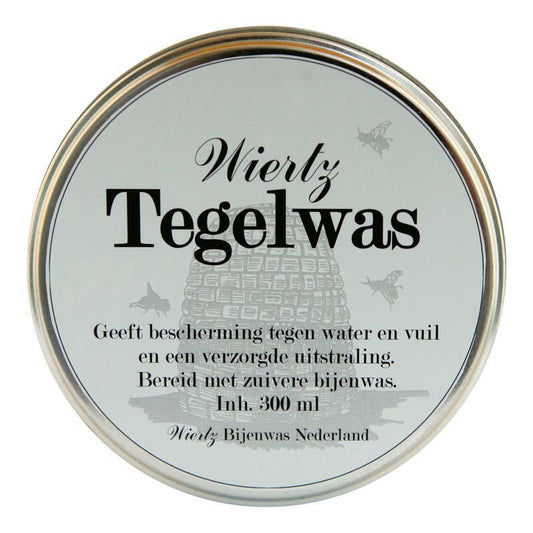 Wiertz Tegelwas zwart 250g