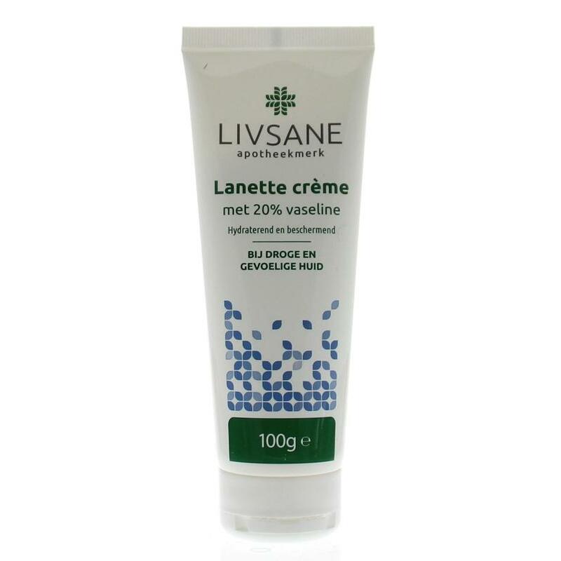 Livsane Lanette creme met 20% vaseline in tube 100g