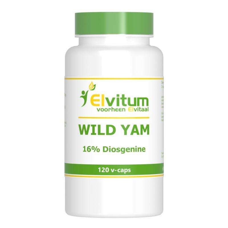Elvitaal/elvitum Wild Yam 100 mg 16% diosgenine 120ca