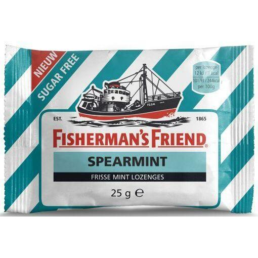 Fishermansfriend Spearmint suikervrij 25g