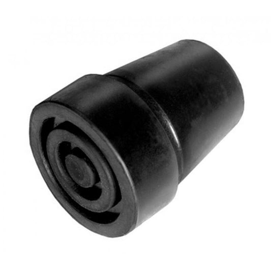 Able 2 Kruk- en stokdoppen 19mm zwart glad 2st