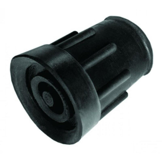 Able 2 Kruk-en stokdoppen 21 mm zwart 2st