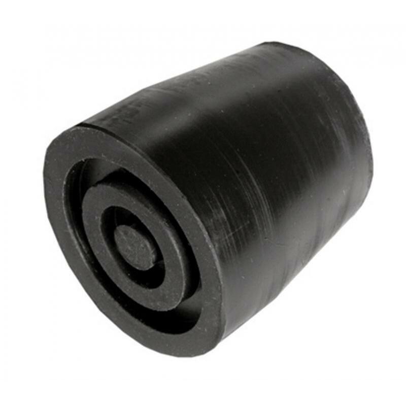 Able 2 Kruk- en stokdoppen 27mm zwart 2st