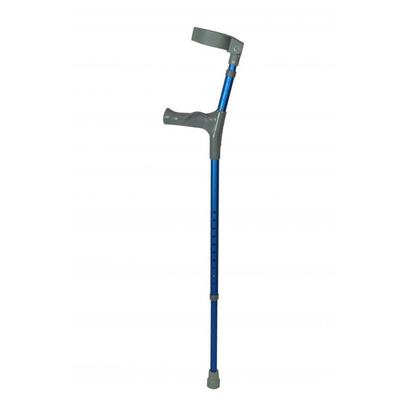 Able 2 Elleboogkrukken dubbel verstelbaar blauw metallic 2st