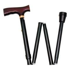Able 2 Wandelstok opvouw zwart 79-84cm 1st