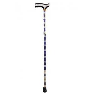 Able 2 Wandelstok opvouw geruit 84-94cm 1st