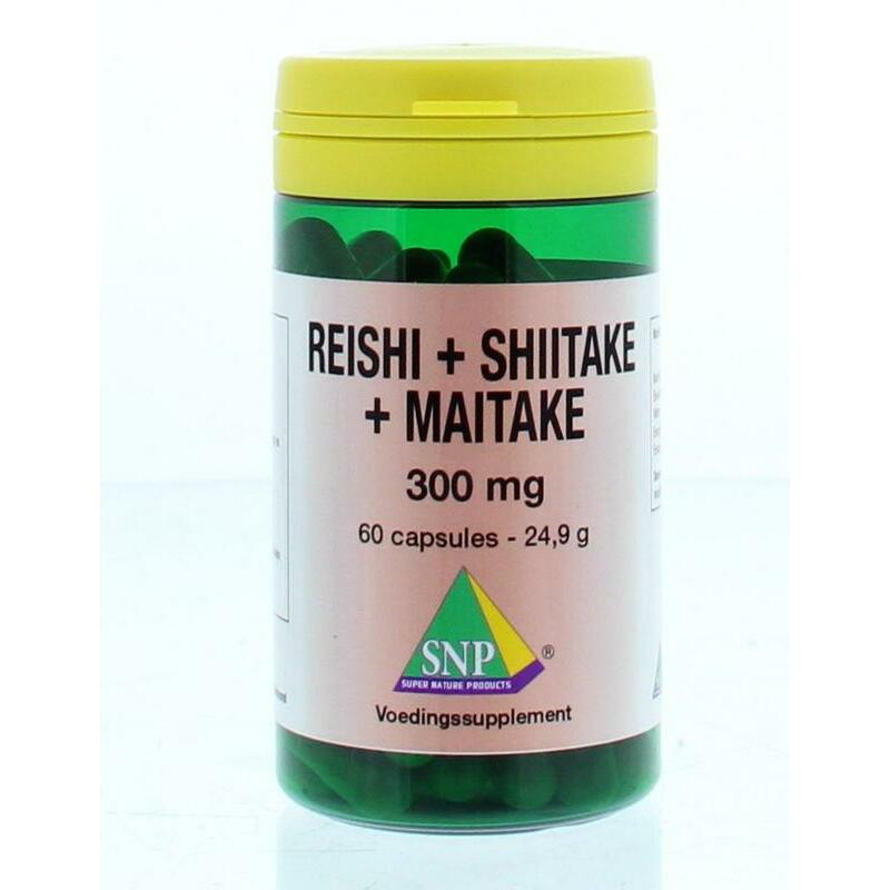 SNP Reishi shiitake maitake 300 mg 60ca