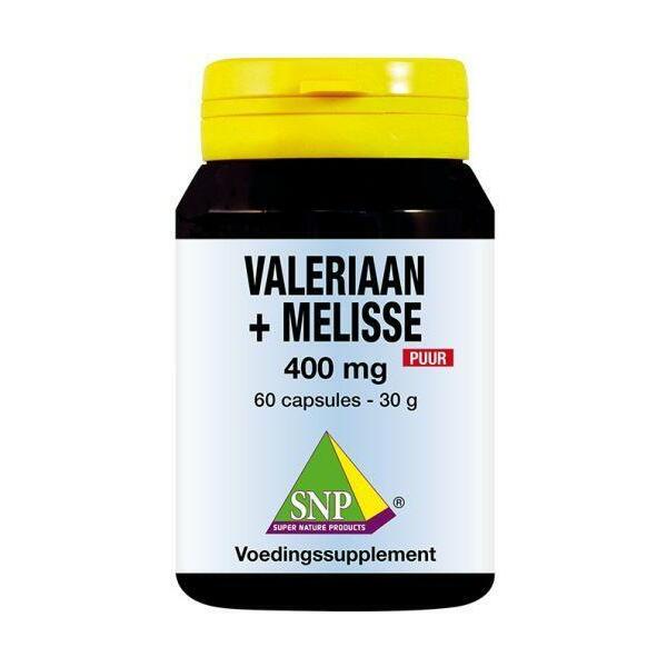 SNP Valeriaan melisse 400 mg puur 60ca