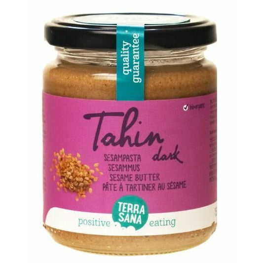 Terrasana Tahin bruin sesampasta zonder zout bio 250g