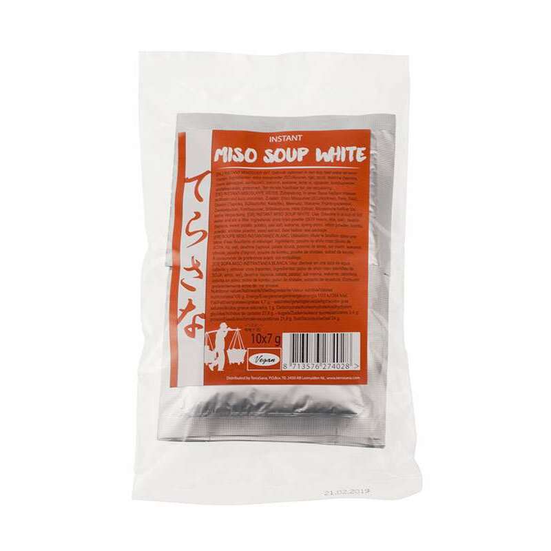 Terrasana Instant miso soep wit 7 gram 10x7g