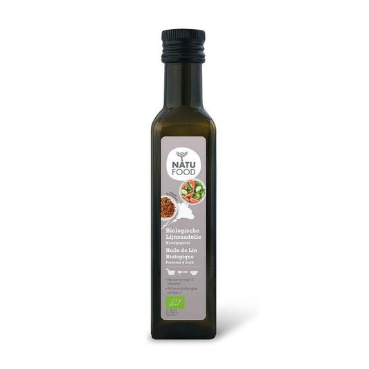 Natufood Lijnzaadolie koud eko bio 250ml