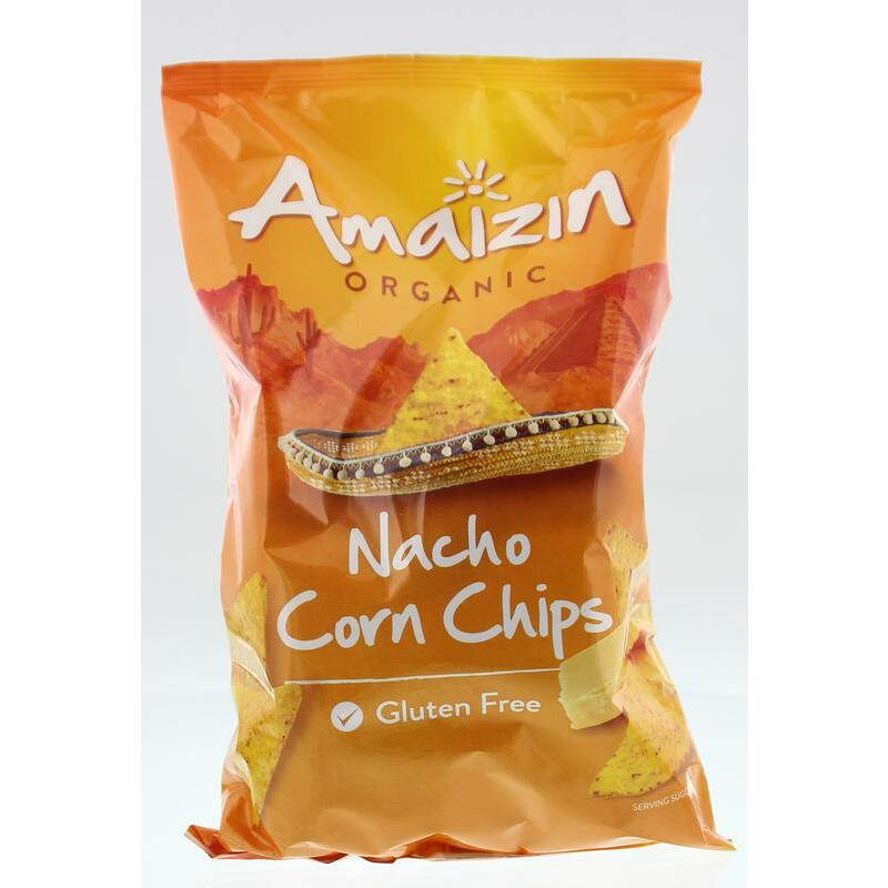 Amaizin Corn chips nacho bio 150g