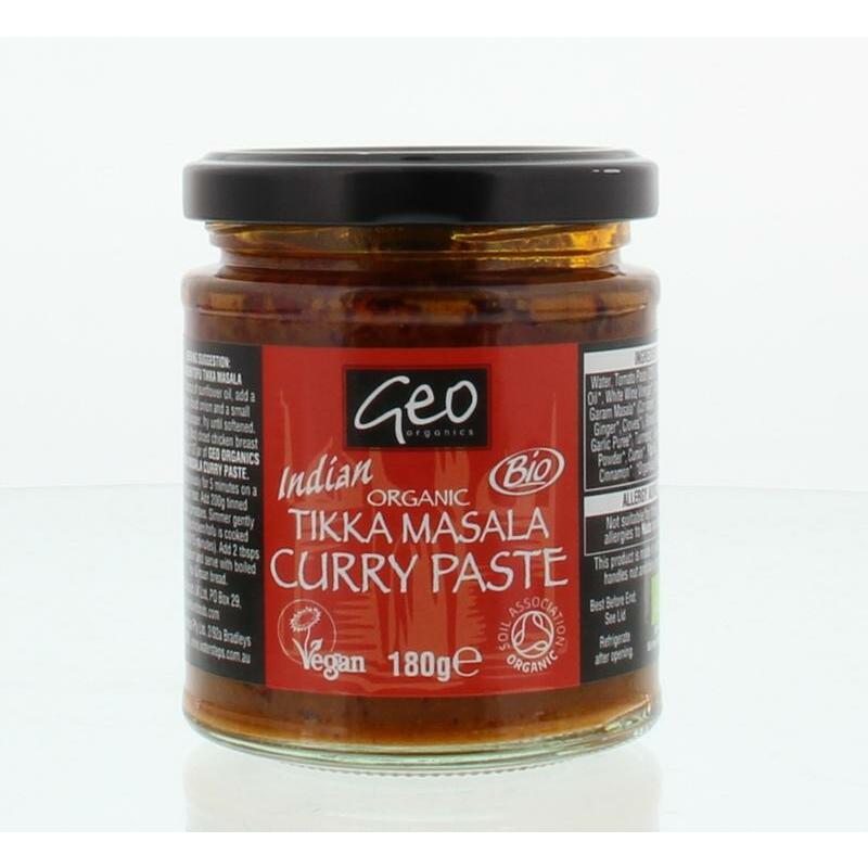 Geo Organics Curry paste tikka masala bio 180g