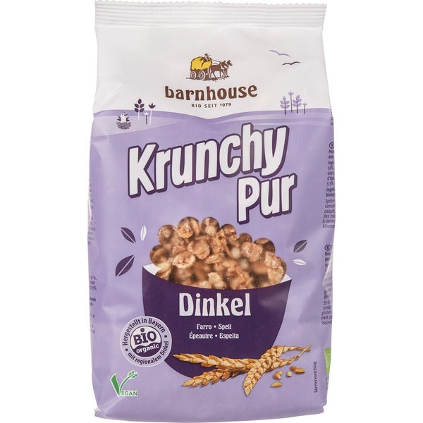Barnhouse Krunchy pur spelt suikervrij bio 375g
