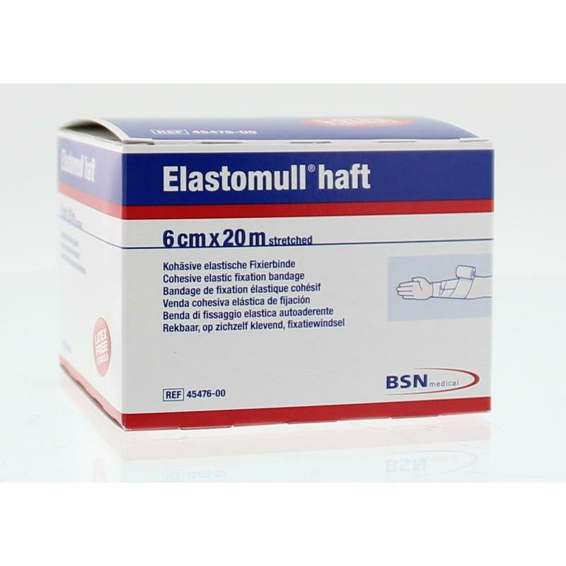 Elastomull Haft 20 m x 6 cm 45476 beige/wit 1st