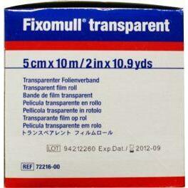 Fixomull Transparent 10 m x 5 cm 7221600 1st