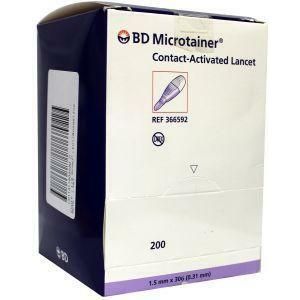 BD Microtainer cal lancet 592 200st