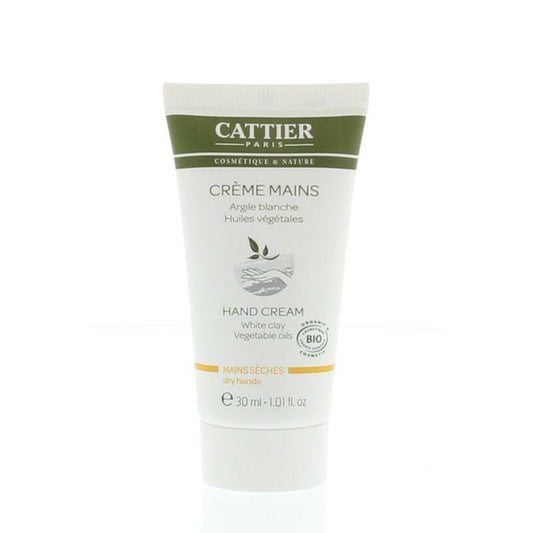 Cattier Handcreme witte klei mini 30ml