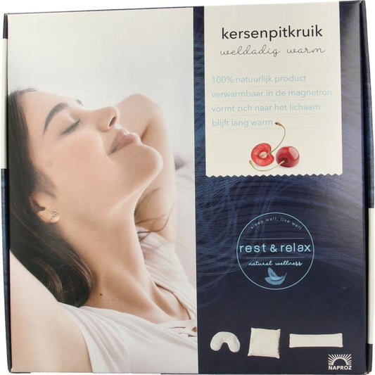 Naproz Kersenpitkussen vierkant 1st