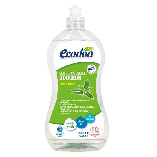 Ecodoo Afwasmiddel vloeibaar zacht verbena bio 500ml
